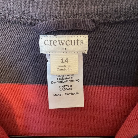 Boys Navy and Red Quarter-Zip Pullover - Picture 3 of 5